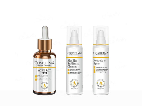 Cosderma Acne Act Gel Peel Chemical Peeling Facial Kit - Image 3