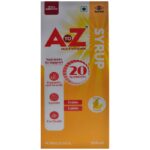 A to Z Multivitamin Syrup carton Alkem, 200 ml mango flavour