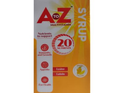 A to Z Multivitamin Syrup carton Alkem, 200 ml mango flavour
