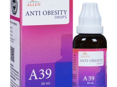 Allen A39 Anti Obesity Drop box and bottle