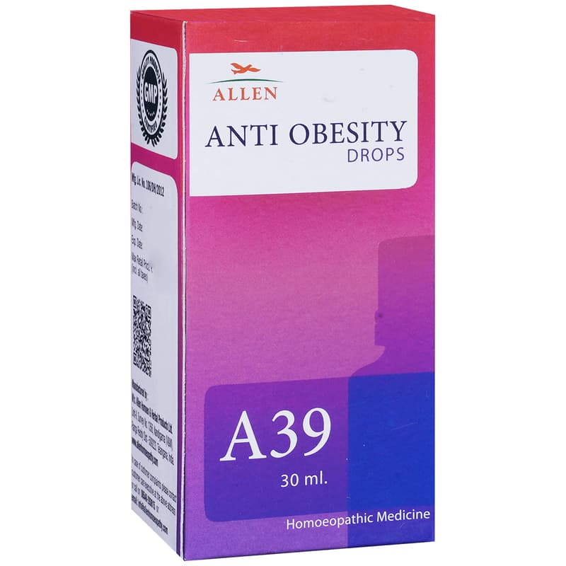 Allen A39 Anti Obesity Drop bottle front label