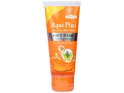 Hapdco Aqui Plus Face Wash tube front for acne and pimples