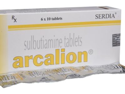 Arcalion 200 mg Tablet Serdia sulbutiamine pack with strips