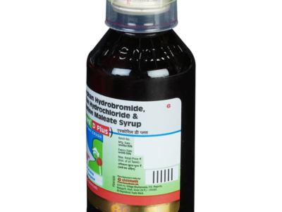 Ascoril D Plus Syrup bottle label composition