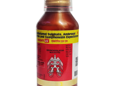 Ascoril LS Syrup bottle label composition