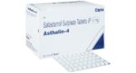 Asthalin 4 mg Tablet Cipla salbutamol 4 mg pack with strip of 45 tablets