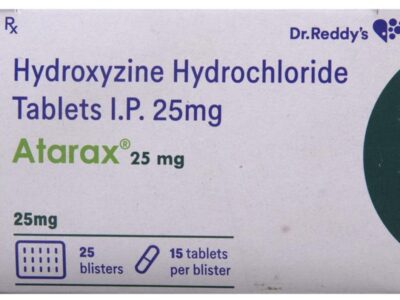 Atarax 25 mg Tablet Dr Reddys carton front
