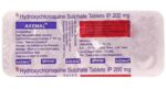 Axemal hydroxychloroquine sulphate 200 mg blister with Schedule H1 warning