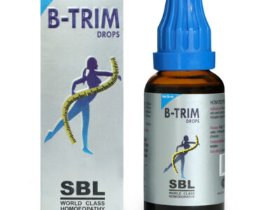 B-Trim Drops homoeopathic weight management SBL bottle and carton