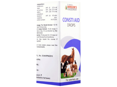 Baksons Consti Aid Drops composition and dosage panel