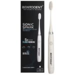 Bentodent Sonic Spark Rechargeable Electric Toothbrush box and brush, white