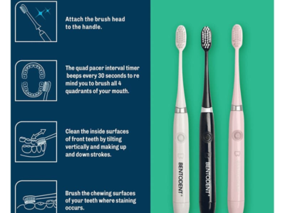 Bentodent Toothbrush how to use quad pacer guide