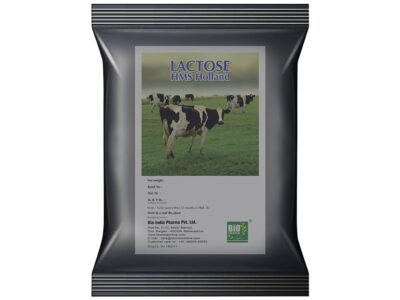 Bio India Lactose HMS Holland Powder homoeopathic grade lactose pack