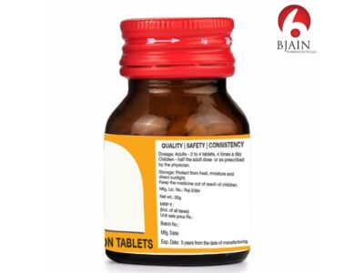 BJain trituration tablet label details