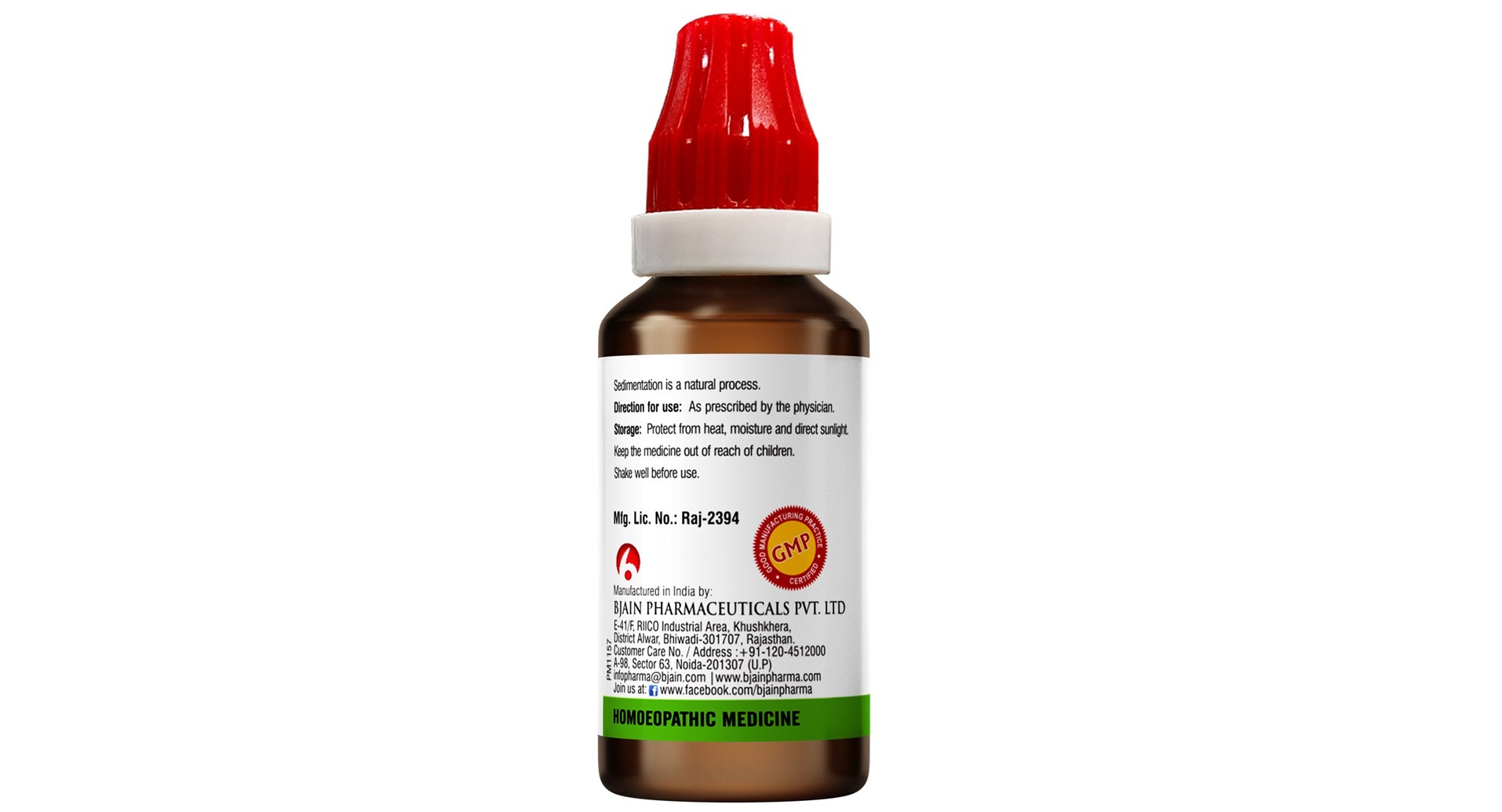BJain Conium Maculatum Q Mother Tincture label details