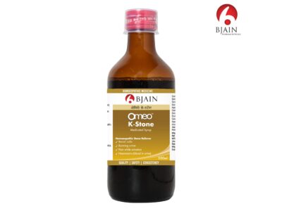 BJain Omeo K-Stone Syrup label details