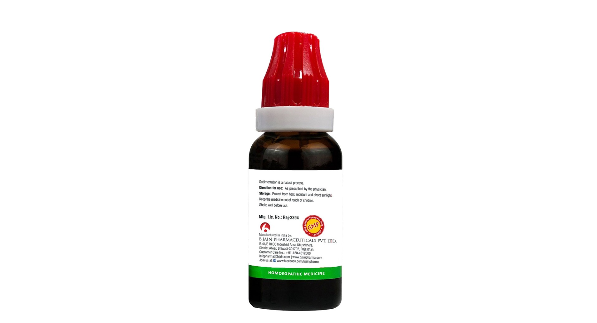 BJain Staphysagria Q Mother Tincture label details