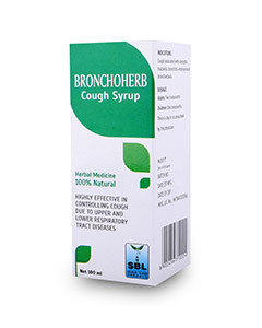 Bronchoherb Cough Syrup herbal medicine SBL carton front