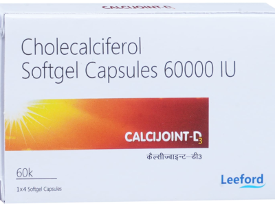 Calcijoint-D3 Softgel Capsule pack by Leeford Healthcare
