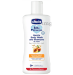 Chicco Gentle Body Wash and Shampoo Oats Extract and Apricot, 200 ml