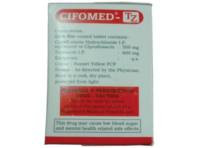 Cifomed TZ Tablet - Composition