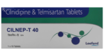Cilnep-T 40 Tablet Leeford cilnidipine telmisartan carton front