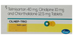 Cilnep-Trio Tablet Leeford telmisartan cilnidipine chlorthalidone carton front