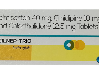 Cilnep-Trio Tablet Leeford telmisartan cilnidipine chlorthalidone carton front