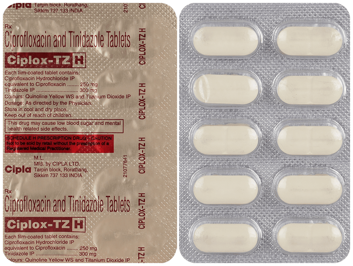 Ciplox TZ H Tablet