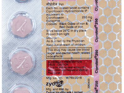 Ciprobid 250 Tablet