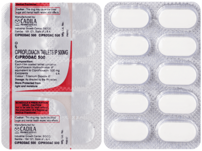 Ciprodac 500 Tablet
