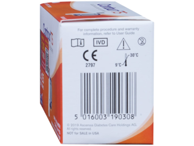 Contour TS test strips pack front