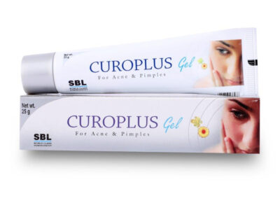 Curoplus Gel antiseptic homoeopathic gel for acne and pimples SBL tube and carton