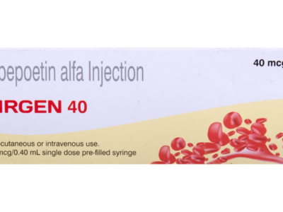 Dargen 40 darbepoetin alfa injection Lupin carton front 40 mcg 0.40 ml