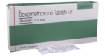 Decdan 0.5 mg dexamethasone tablets IP Wockhardt box with strip