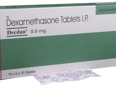 Decdan 0.5 mg dexamethasone tablets IP Wockhardt box with strip