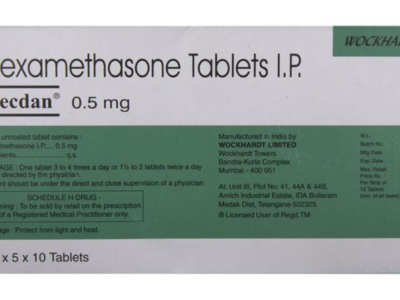 Decdan 0.5 mg Tablet composition, dosage and Schedule H panel