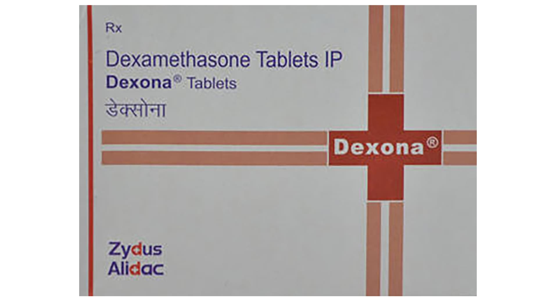 Dexona dexamethasone tablets IP Zydus carton front