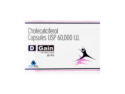 D Gain 60000 IU Capsule cholecalciferol vitamin D3 soft gelatin capsule pack