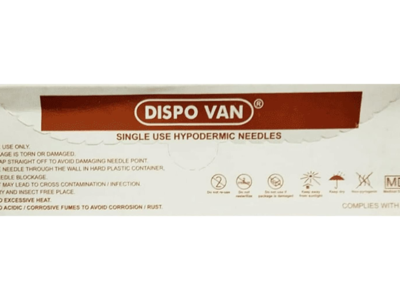Dispovan needle pack front