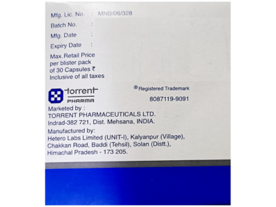 Dynapres 0.4 mg Capsule PR pack of 30 capsules MRP and manufacturer panel