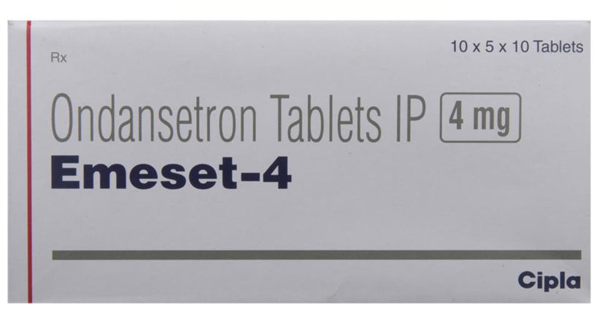 Emeset 4 mg Tablet pack front