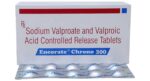 Encorate Chrono 300 mg Tablet Sun Pharma sodium valproate CR pack with strip