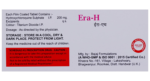 Era-H hydroxychloroquine sulphate 200 mg carton with Schedule H1 warning