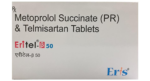 Eritel B 40mg/50mg Tablet PR carton front by Eris Lifesciences