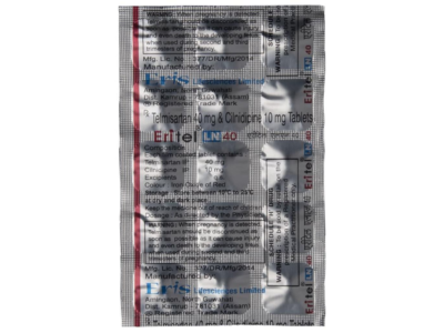 Eritel-LN 40 Tablet pack details