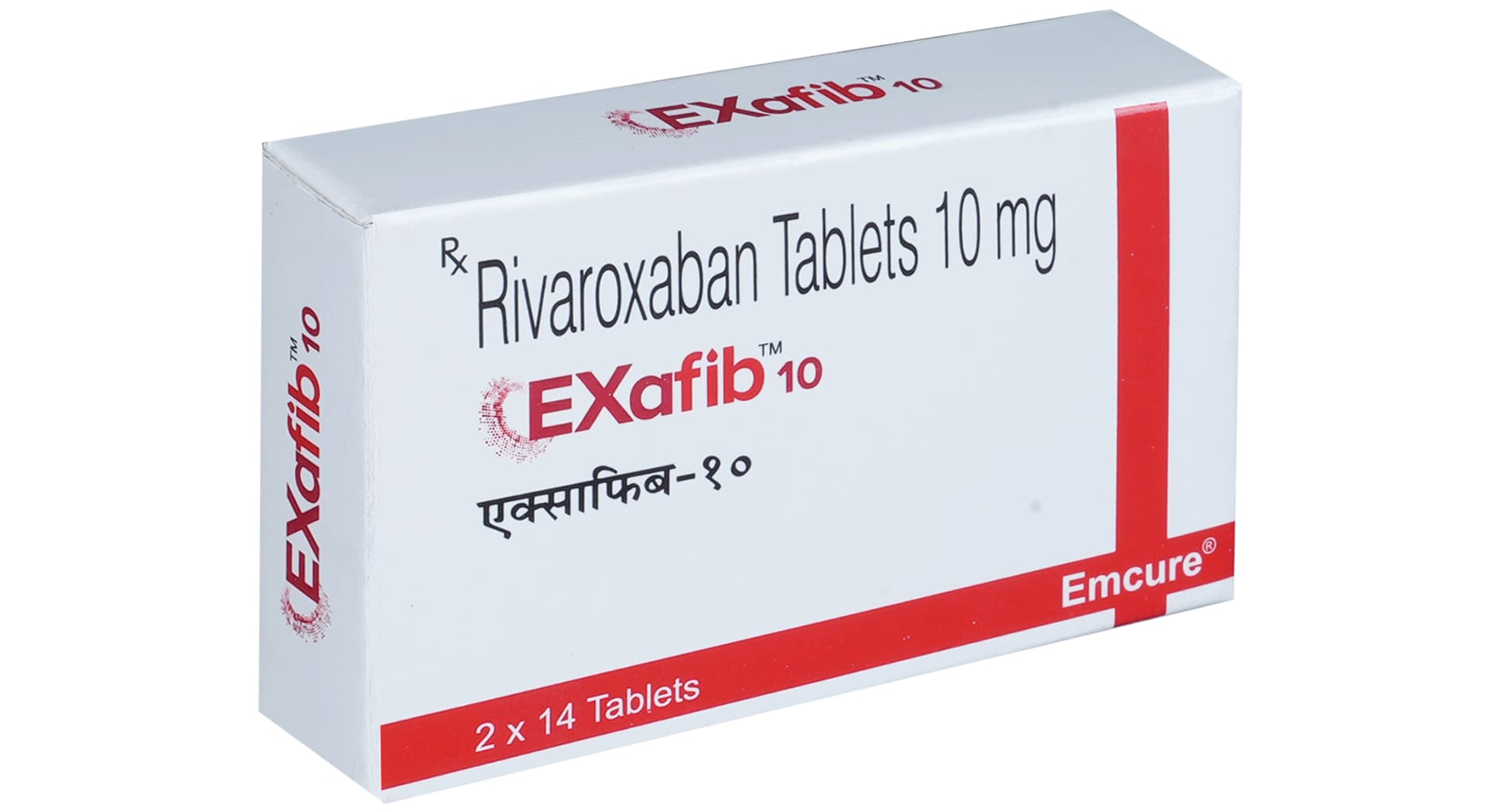 Exafib 10 Tablet pack front