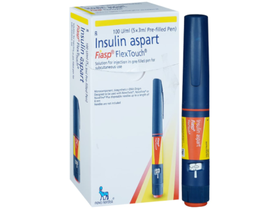 Fiasp FlexTouch 100 IU/ml insulin aspart pre-filled pen with carton