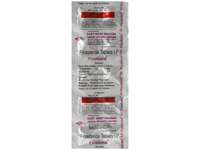 Finabald 1 mg tablet strip with pregnancy handling warning