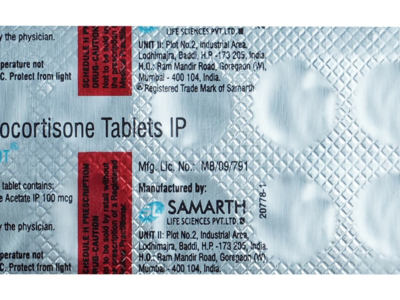 Floricot fludrocortisone acetate 100 mcg blister with composition